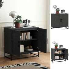 Modern Sideboard Storage Cabinet with Adjustable Shelf and 2 Doors