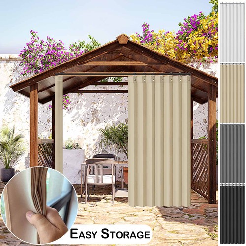 Waterproof patio curtain - patio,