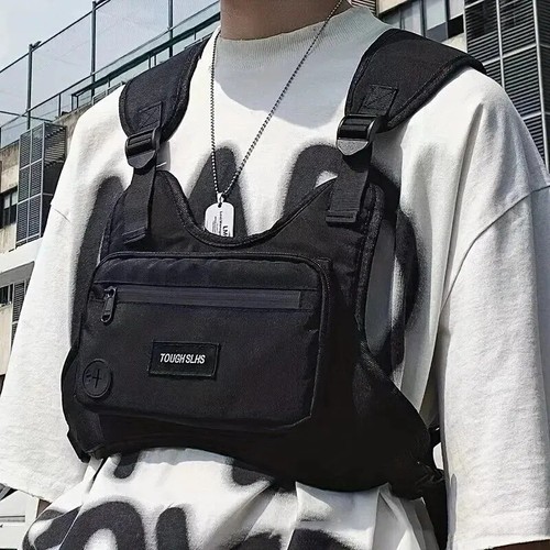 Vest fabric chest rig bag - vest,