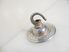 Vintage Ceiling Light Holder Hook Hanger Bracket Rose Old Lantern Antique Chrome