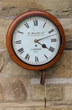 Antique Station Clock W. Ellis
