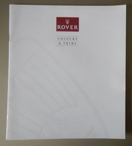 Rover range orig 1993 colours - rover,