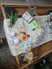 Job Lot Vintage Christmas Decorations Cute Bundle Lots Of Pictures All V.g.c 