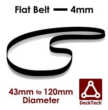 DeckTech 4mm Flat Belt 43mm -