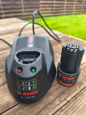 Genuine Bosch AL 1130 CV 10.8V-12V Li-ion Battery Charger  With battery