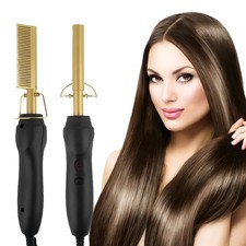 Press Comb Hot Comb Professional Hair Hot Comb Straightener Electric Hot Comb