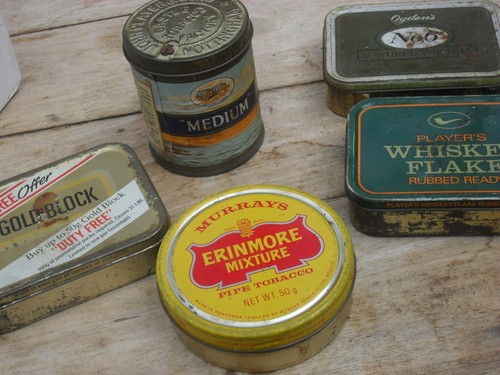 Vintage tobacoo tins players - vintage,
