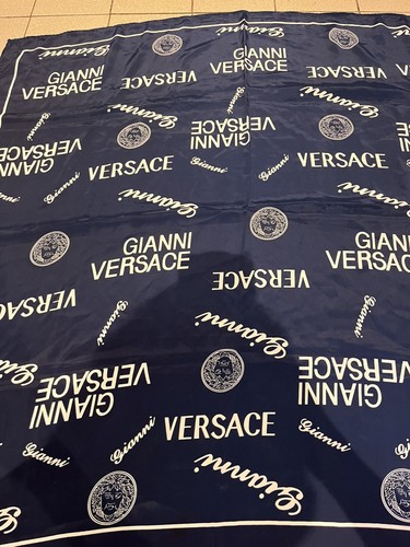 Vintage scarf navy - vintage,