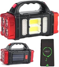 Solar Power LED Flashlight