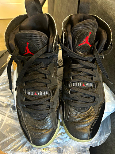 Jordan black mid top - black,