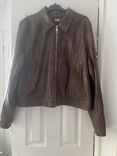 Gents Brown Faux Leather