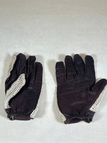 Vintage crochet leather - vintage,