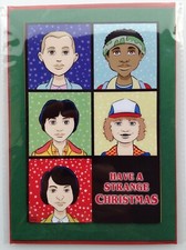 NEW! Stranger Things Christmas Card • Handmade Unique design • Strange Christmas