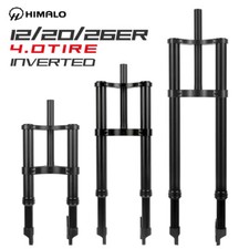 Fat Fork Snow Bike 12in 20in 26in Spring Oil Suspension Fork 135*9mm QR 4.0 Tire