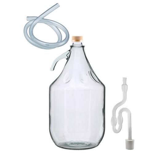 Glass demijohn homebrew - demijohn,