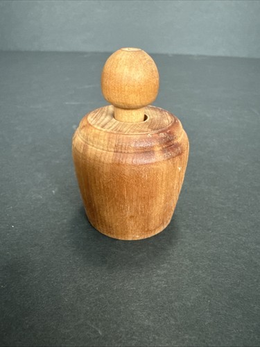 Wooden butter mold press stamp - wooden,