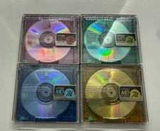 4 x TDK colour minidisc MD74