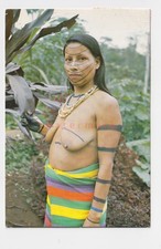 ECUADOR NUDE NU EROTIC RISQUE COLORADO INDIAN WOMAN POSTCARD E20C - 40