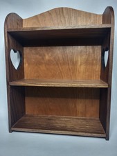 Small  three teir solid walnut