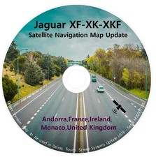 Jaguar XF XK XKR Sat Nav Disc 2020  UK Europe Map Update DVD Navigation
