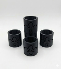 5 x BLACK UK Scout Woggle -