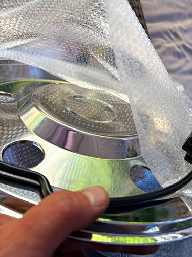 Daf wheel hub cover - cover,, stainless