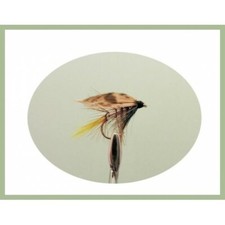 Wet Fishing Flies, 6 x Silver