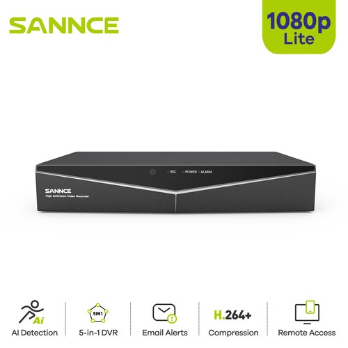 Sannce cctv 5in1 264 dvr - sannce, h.264+