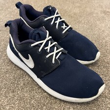 Nike Roshe UK Size 5 (EU 38) Womens Navy Blue Running Casual Trainers