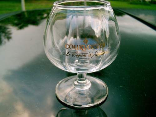 Courvoisier brandy glass - courvoisier,