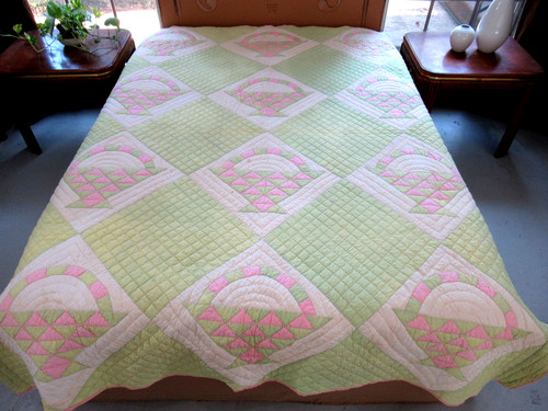 Vintage hand sewn pastel - vintage,