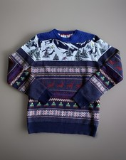 Light-Up Christmas Jumper Blue