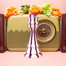 Large Chess Piece Queen With Acrylic Paint Drip | Bookshelf Decor