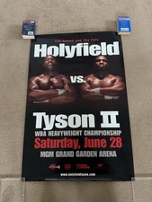 Mike Tyson Vs Evander Holyfield 2 Onsite Poster Bite Fight