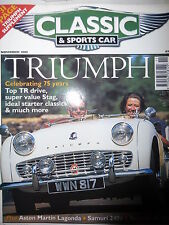 C&SC 98/11 CHEVROLET CORVETTE DATSUN 240Z TRIUMPH STAG TR3A ASTON MARTIN LAGONDA