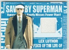 Superman Returns Topps 2006 Memorabilia Costume Card Lex Luthor's Coat