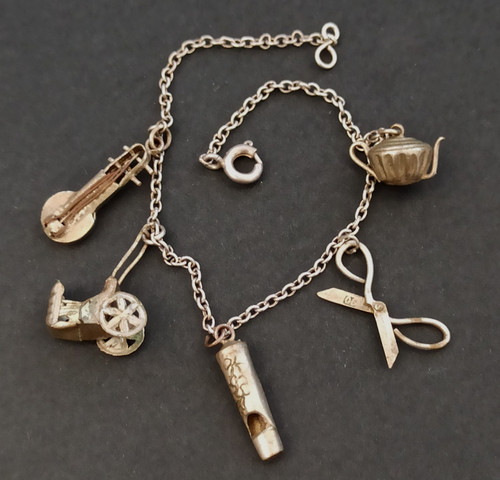 Vintage sterling silver charm - vintage,