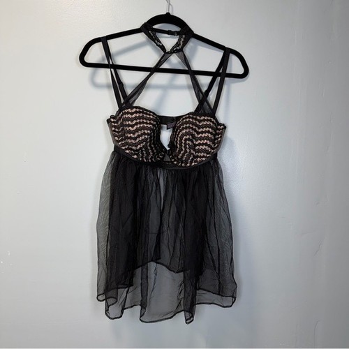 Victoria secret black lace - black,
