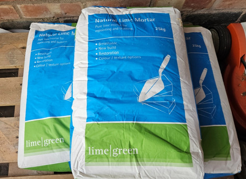Lime green - , mortar