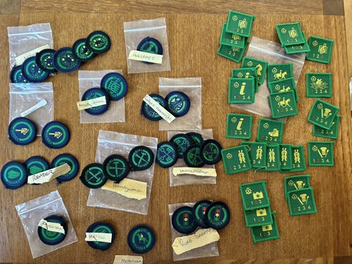Vintage girl guides sew - girl,