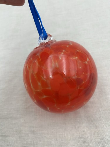 Handblown friendship ball - friendship,