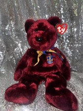 Buckingham TY Bear Royal Bear Beanie Baby Beanie Buddy Beanie Buddies Plush ￼