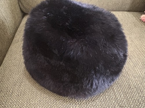 Vintage black fur - vintage,