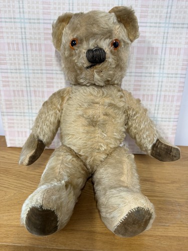 Loved vintage antique teddy - antique,
