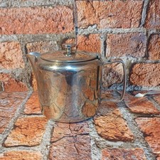 Old Hall Teapot Stainless Steel Strainer 1.5 pint Patented Mid Century Modern