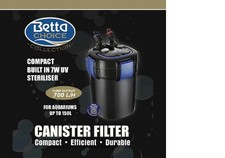 Betta Choice 700 UV Canister Filter for 150Ltr Aquariums