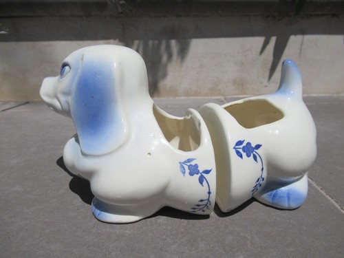 Blue willow dog doxie - dog,