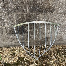 Vintage Galvanised Corner Hay Rack Horse Feeder  / Garden Planter / march cambs