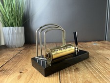 ART DECO BRASS MARBLE BASE