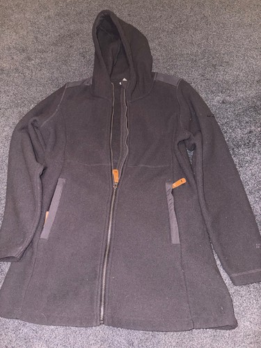 Trespass black hooded - black, fleece